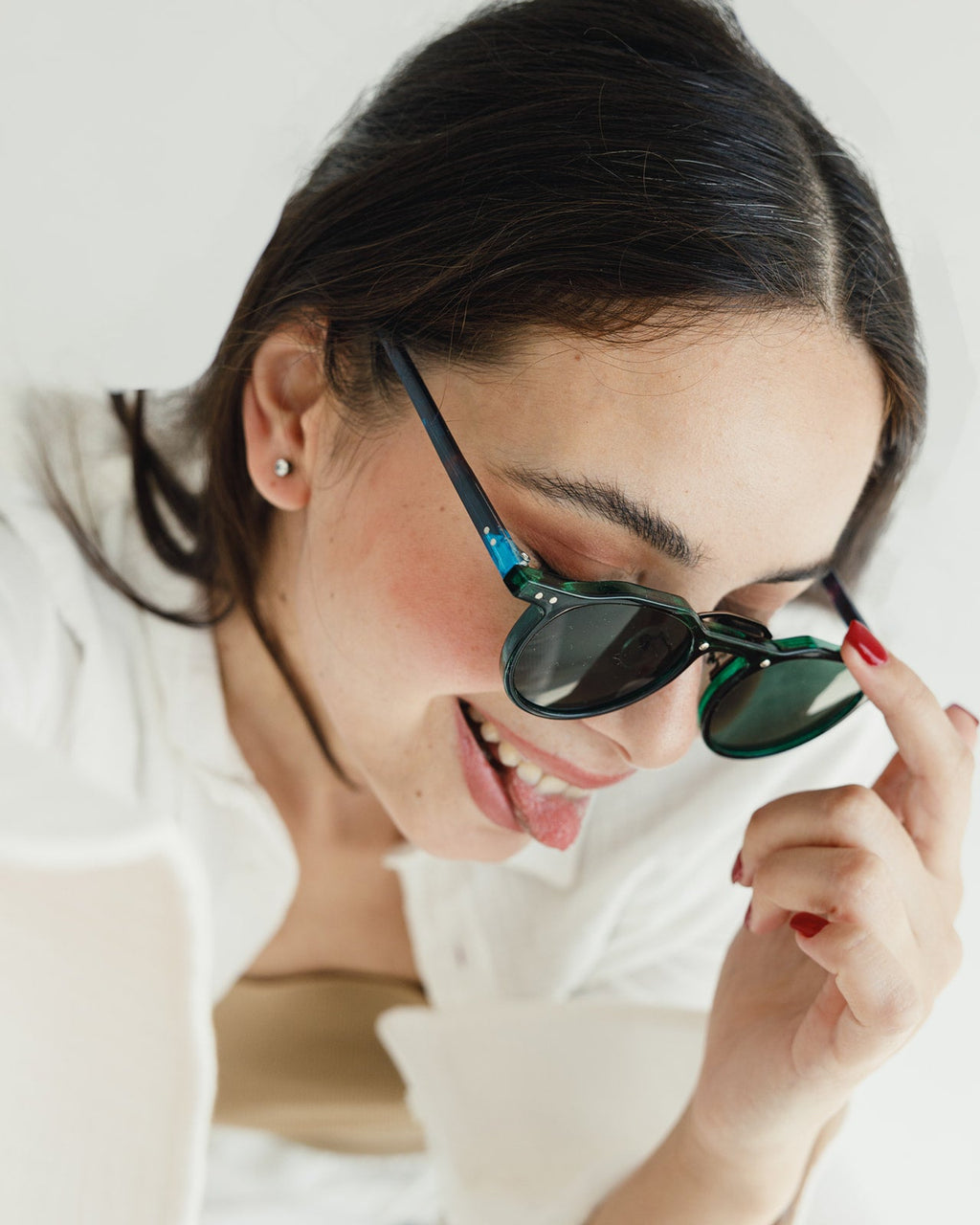 Verde Premium Deep Green Sunglasses