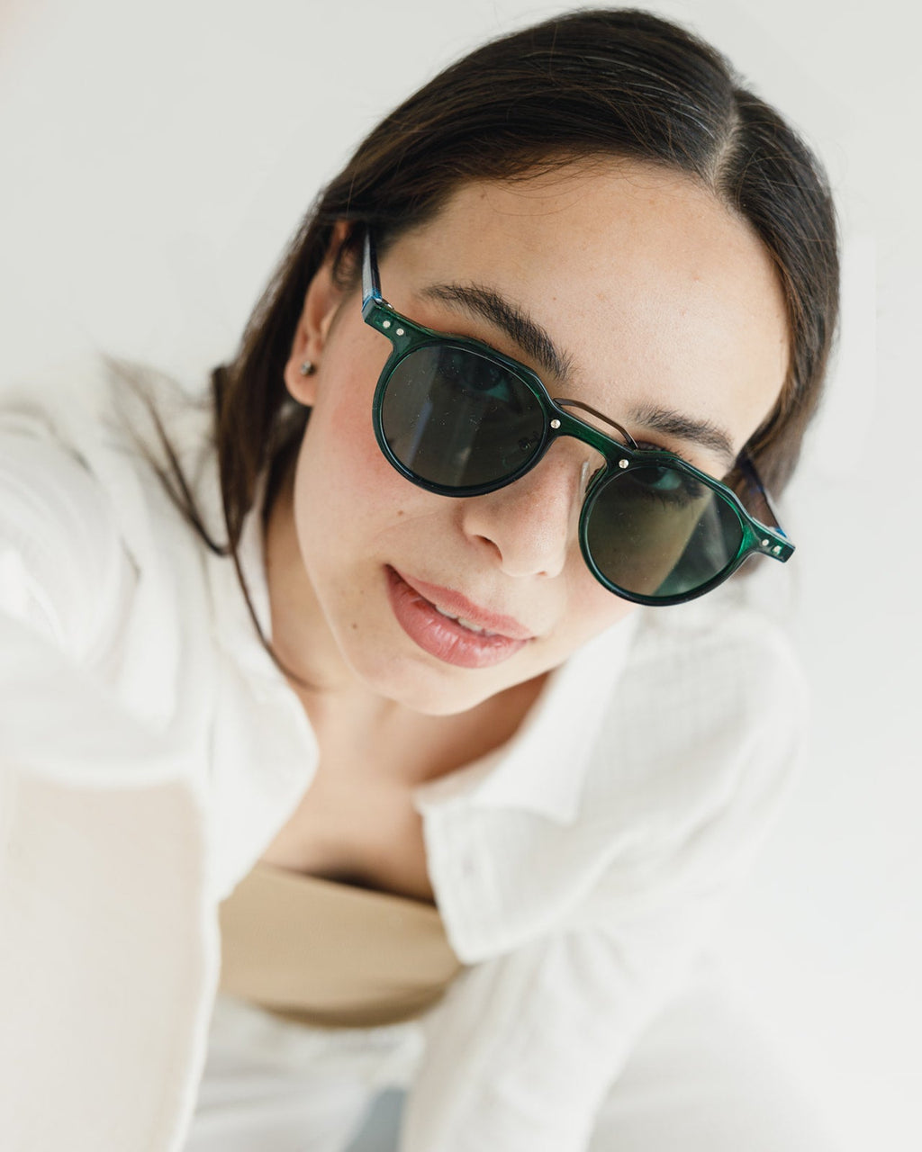 Verde Premium Deep Green Sunglasses
