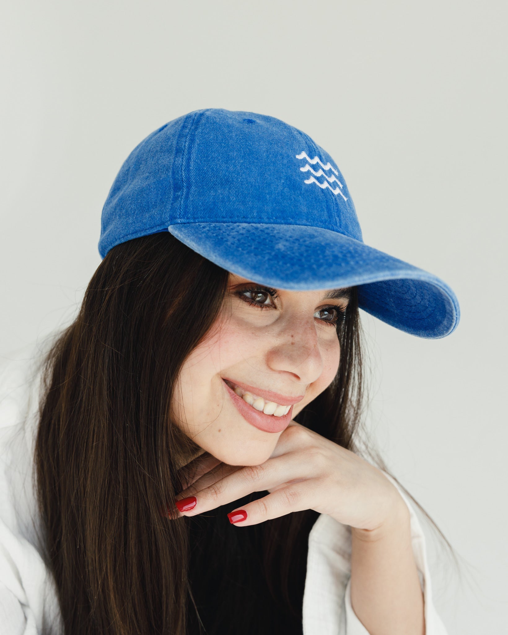 Blue Washed Cap Hisham China Profile