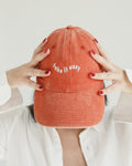 Orange Washed Cap Hisham China Profile