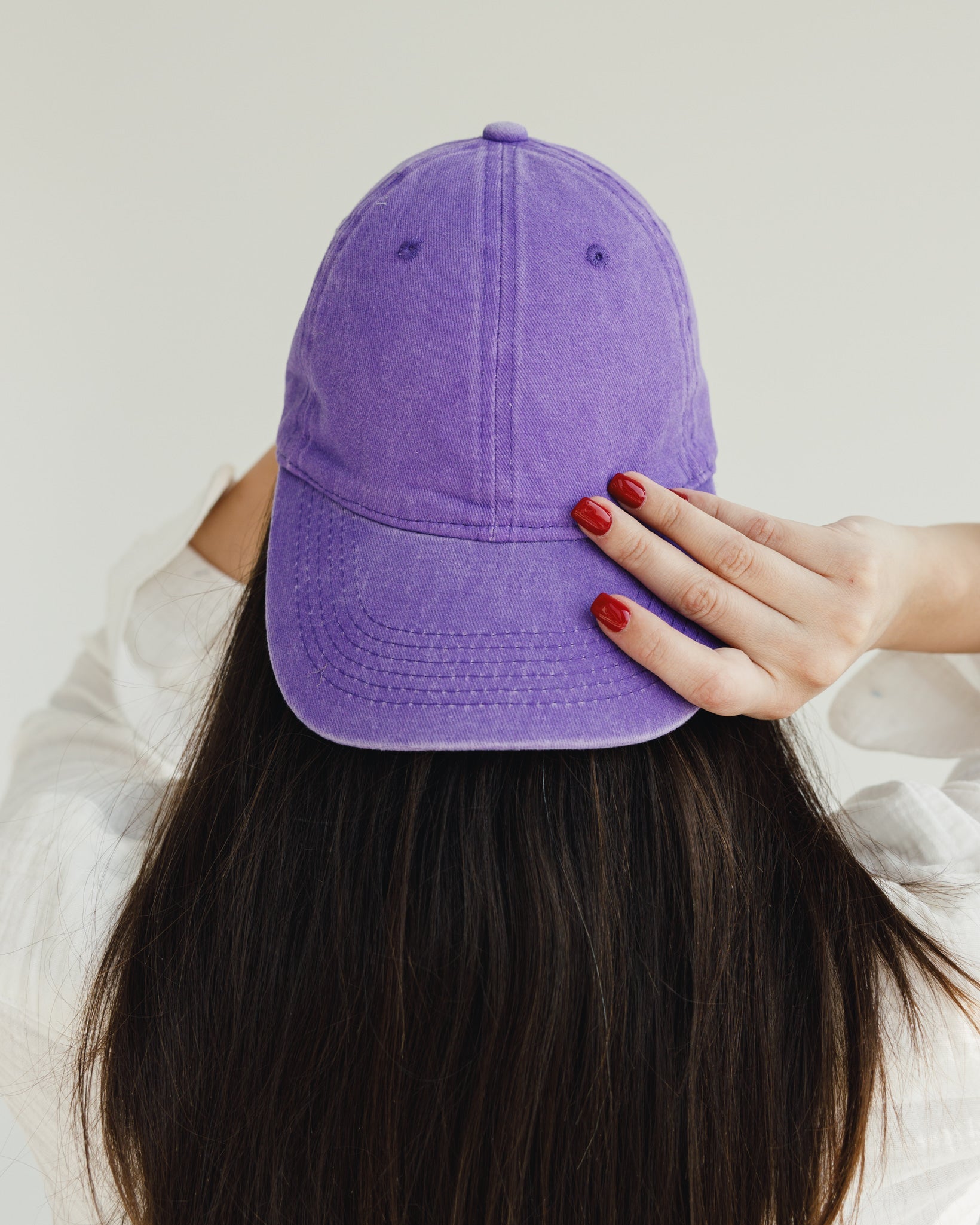 Chocka Purple Washed Cap | Casual Vintage