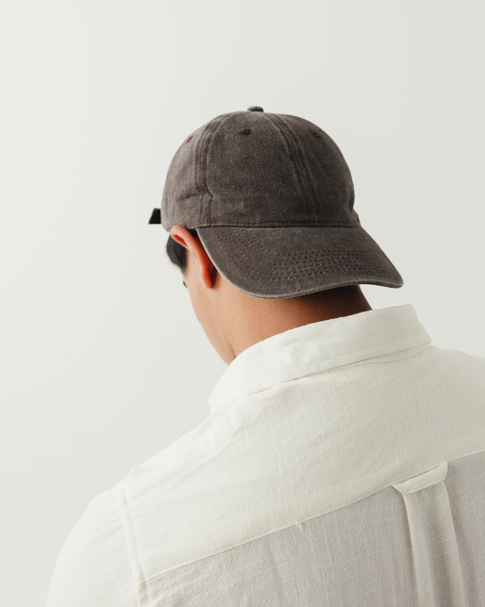 Brown Washed Cap Hisham China Profile