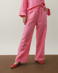 Bubble Gum Linen Pants Chocka