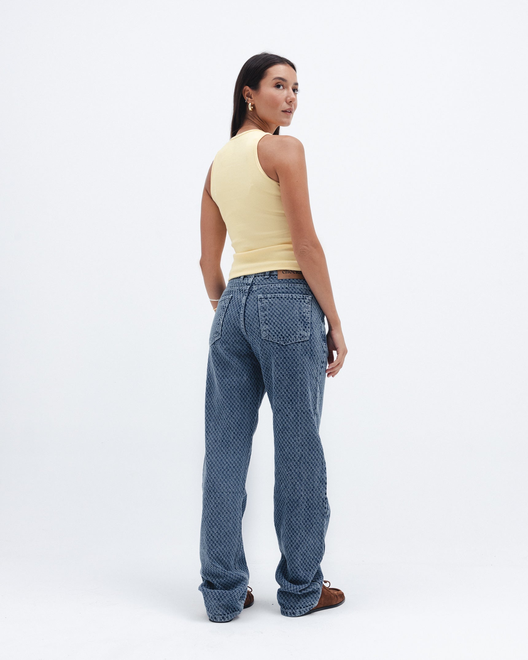 Butter Yellow Ribbed Crewneck Top Chocka