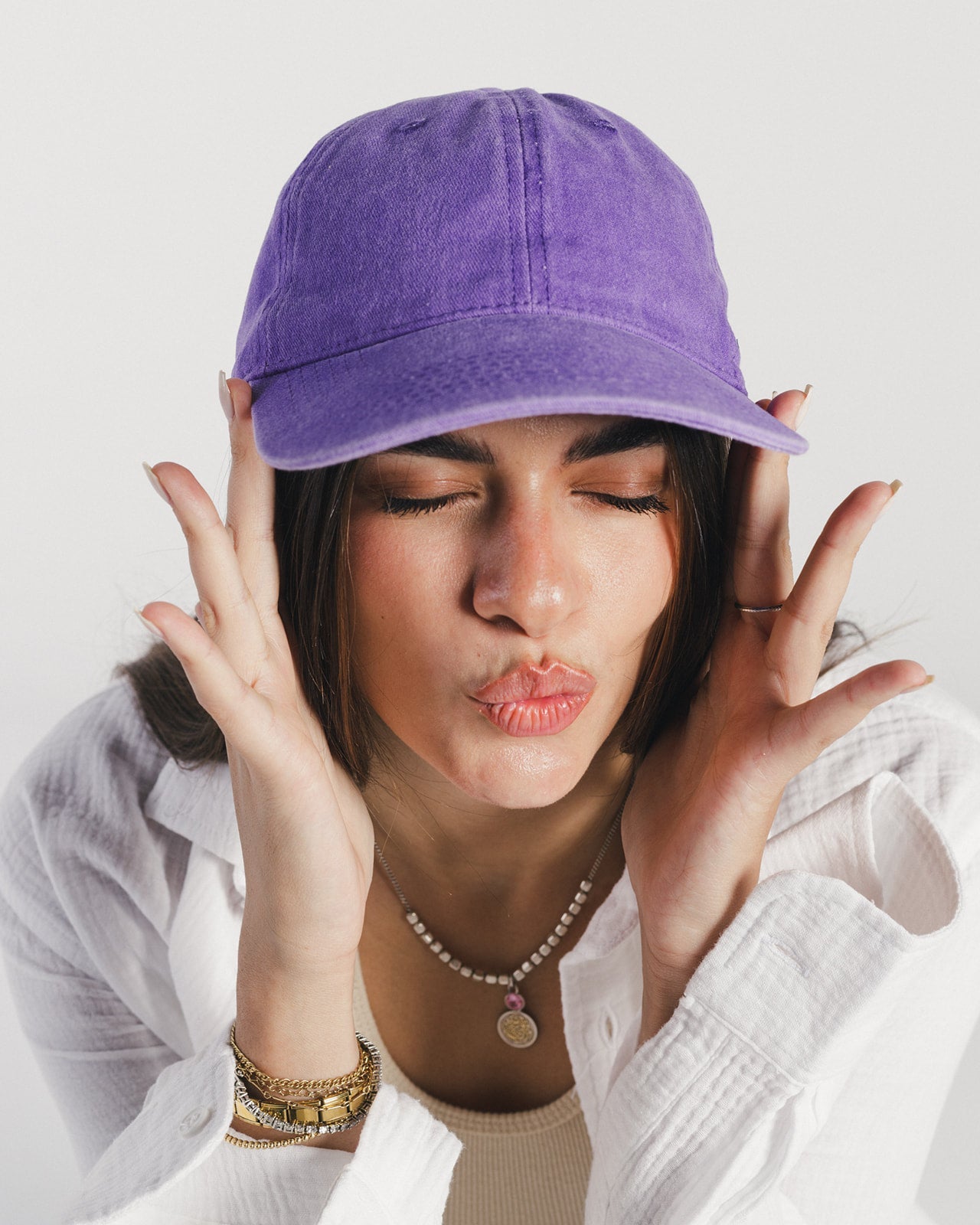 Chocka Purple Washed Cap | Casual Vintage